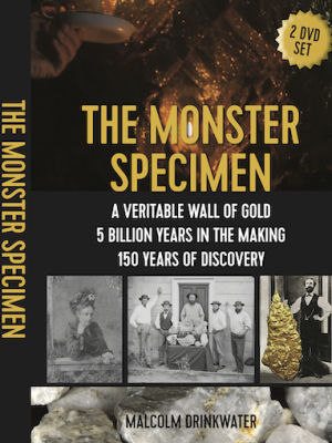 Photo of DVD cover of the 2 DVD boxed set, The Monster Specimen and The After Party, by History Hill's Malcolm Drinkwater